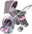 Carrinho Travel System Reverse + Bebê Conforto Cosco Rosa!!