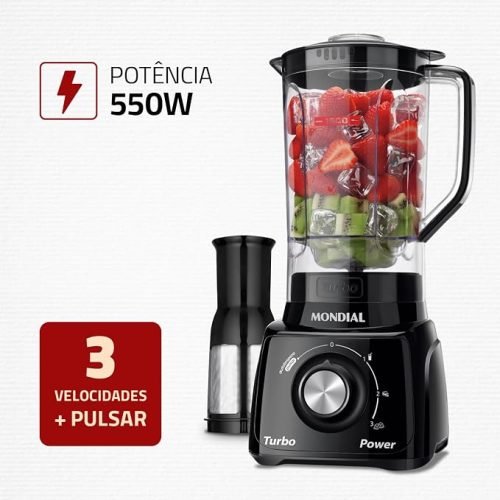 ✅Liquidificador Mondial Turbo Power 550W!!😎💕