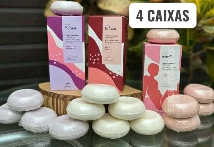 Conjunto Sabonetes em Barra Tododia
