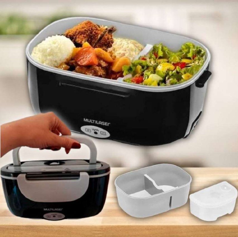 Aquecedor de Alimento Gourmet Bivolt com 60W 1 Litro Preto Multilaser – CE071