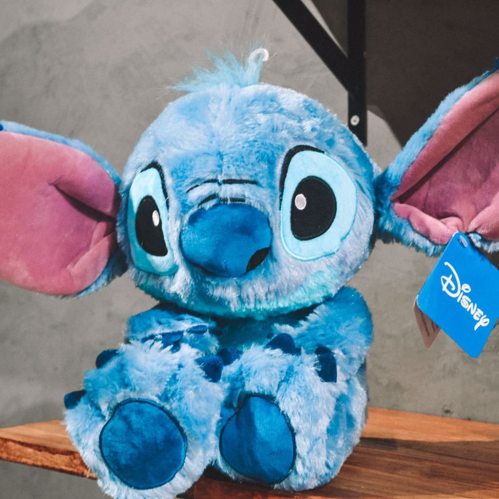 Disney – Pelúcia Stitch Big Feet 30cm, Azul