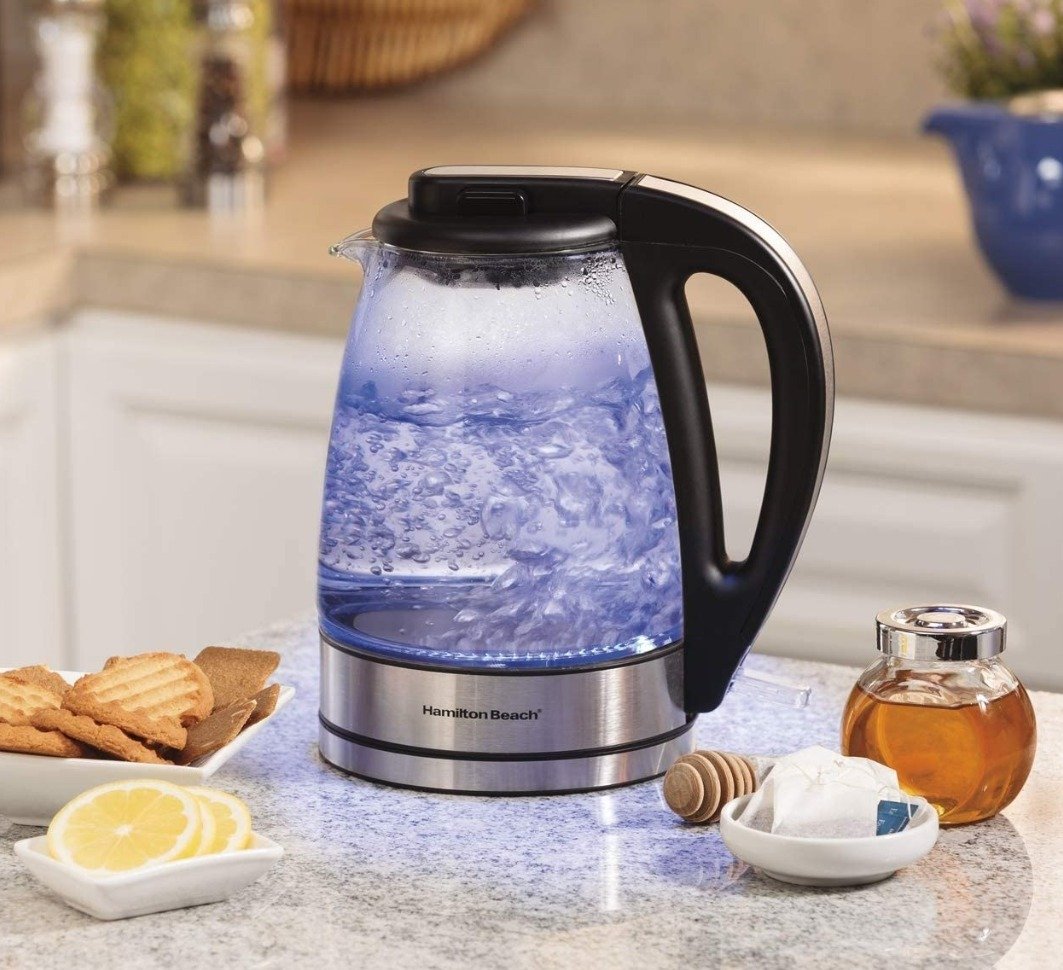 Chaleira Elétrica 1,7L Prata 110v Hamilton Beach!!