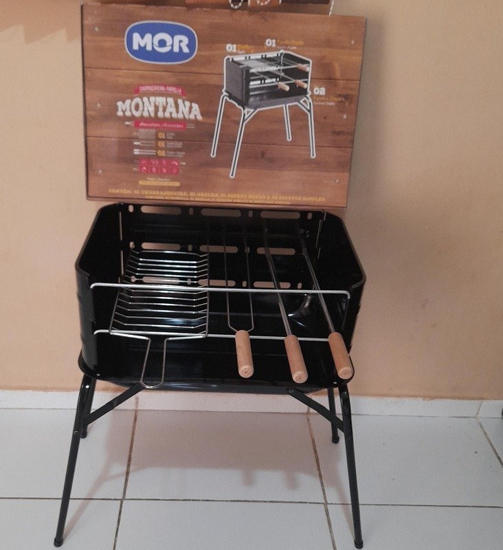 Churrasqueira, Mor, Montana, SYNCHKG100864, Preto!!