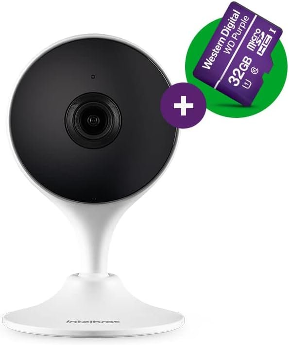 Câmera de Segurança Intelbras Wi-Fi FHD iM3 C + Micro SD 32GB!!