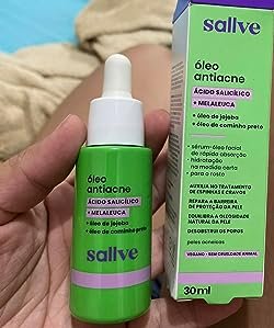 Óleo Antiacne 30g – Ácido Salicílico, Melaleuca