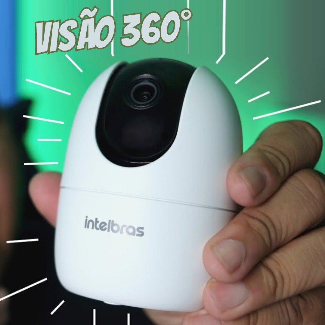 Câmera de Vídeo Wi-Fi Smart IZC 1004 Branco Intelbras