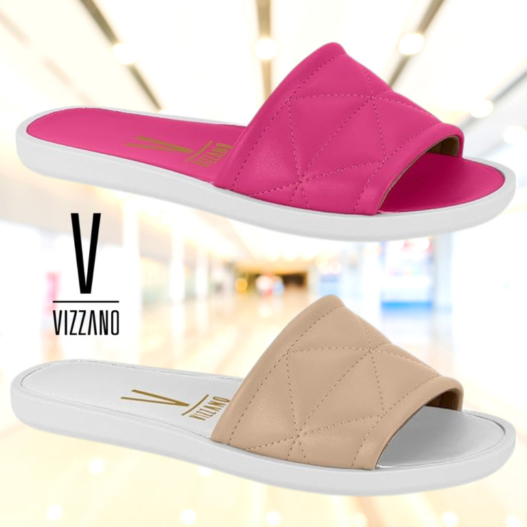 Chinelo Feminino Flat Slide Vizzano