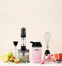 Mixer 3 Em 1 Eos Emx02 2 Velocidades 600w Inox com Preto 110v!!