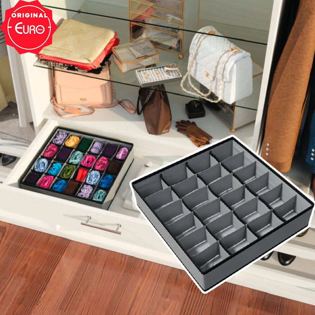 Organizador de Peças Íntimas com 24 divisórias, CST8006, Euro Home