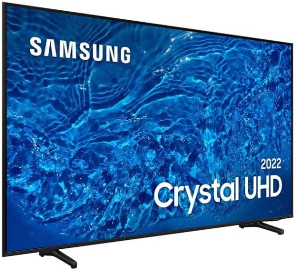 Smart TV 60″ Crystal UHD 4K Samsung 60BU8000, Painel Dynamic Crystal Color, Design slim, Tela sem limites, Alexa built in, Controle Remoto Único.
