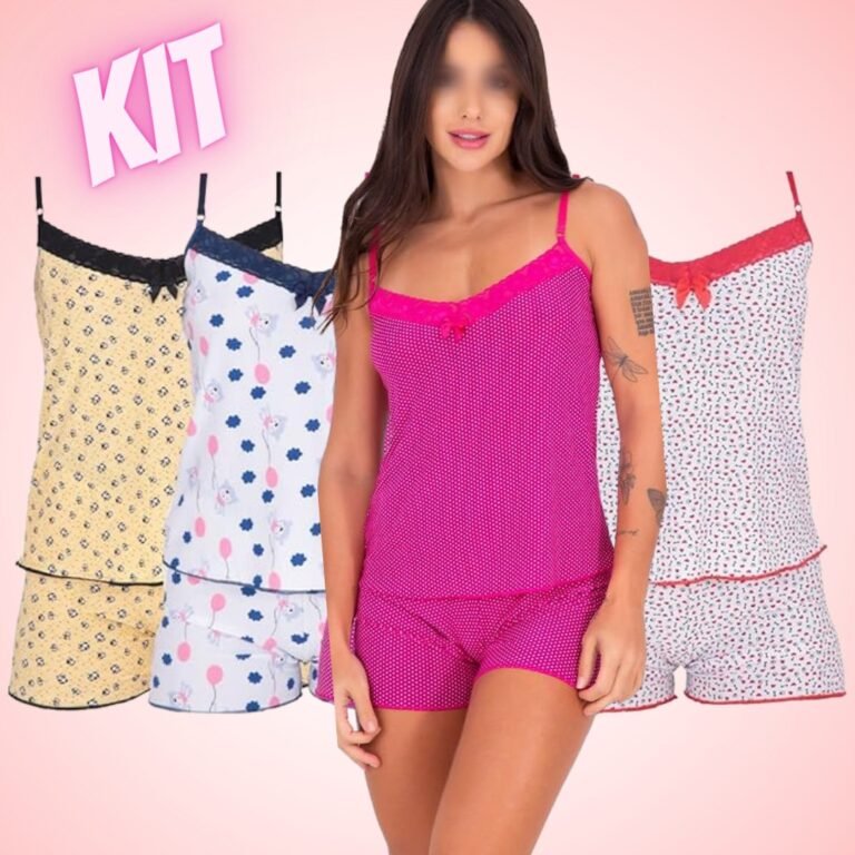 Kit com 4 Baby Dolls Thais…