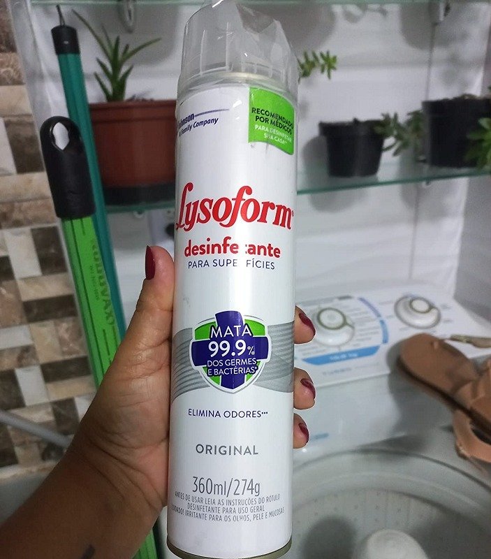 Desinfetante Lysoform Aerossol Citrus 360ml