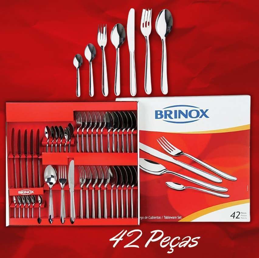 Faqueiro Siena, Brinox 5109/102, Aço Inox!!
