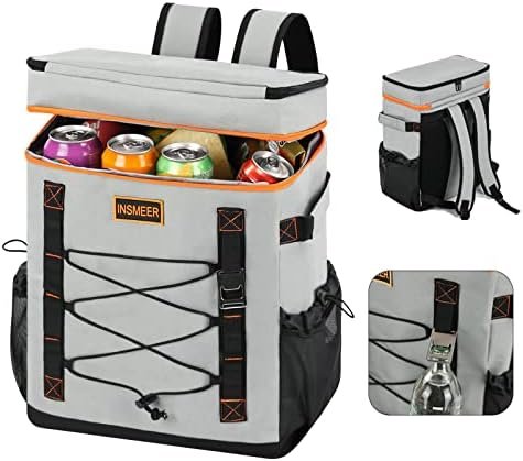 Mochila e Bolsa, 50 Latas Mochila Termica Mochila De Viagem Leve Resfriador de Mochila Isolada à prova de vazamentos para Acampar Praia Mochila Portátil Cooler Caixa Termica Macia para Homens e Feminina