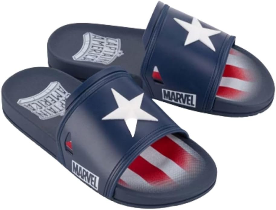 Marvel Hero Squad Gaspea Inf Sandália Slide Meninos!!