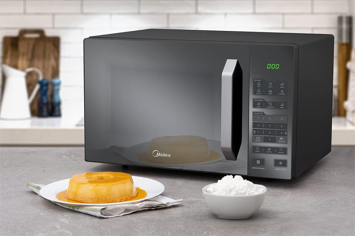Forno Micro-ondas 35L Prata Espelhado Midea 220V