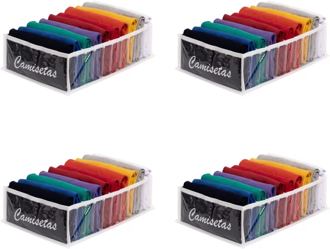 Kit com 4 Colmeia organizadora para gaveta de camiseta e roupa infantil!!!