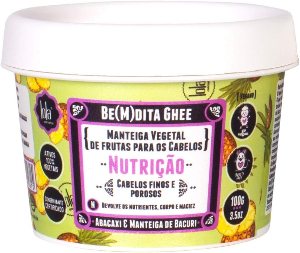 Be(M)Dita Ghee Nutrição Abacaxi 100g, Lola Cosmetics