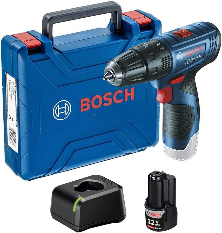 Bosch Parafusadeira Furadeira Gsb 120-Li 12V 1 Bateria E Maleta