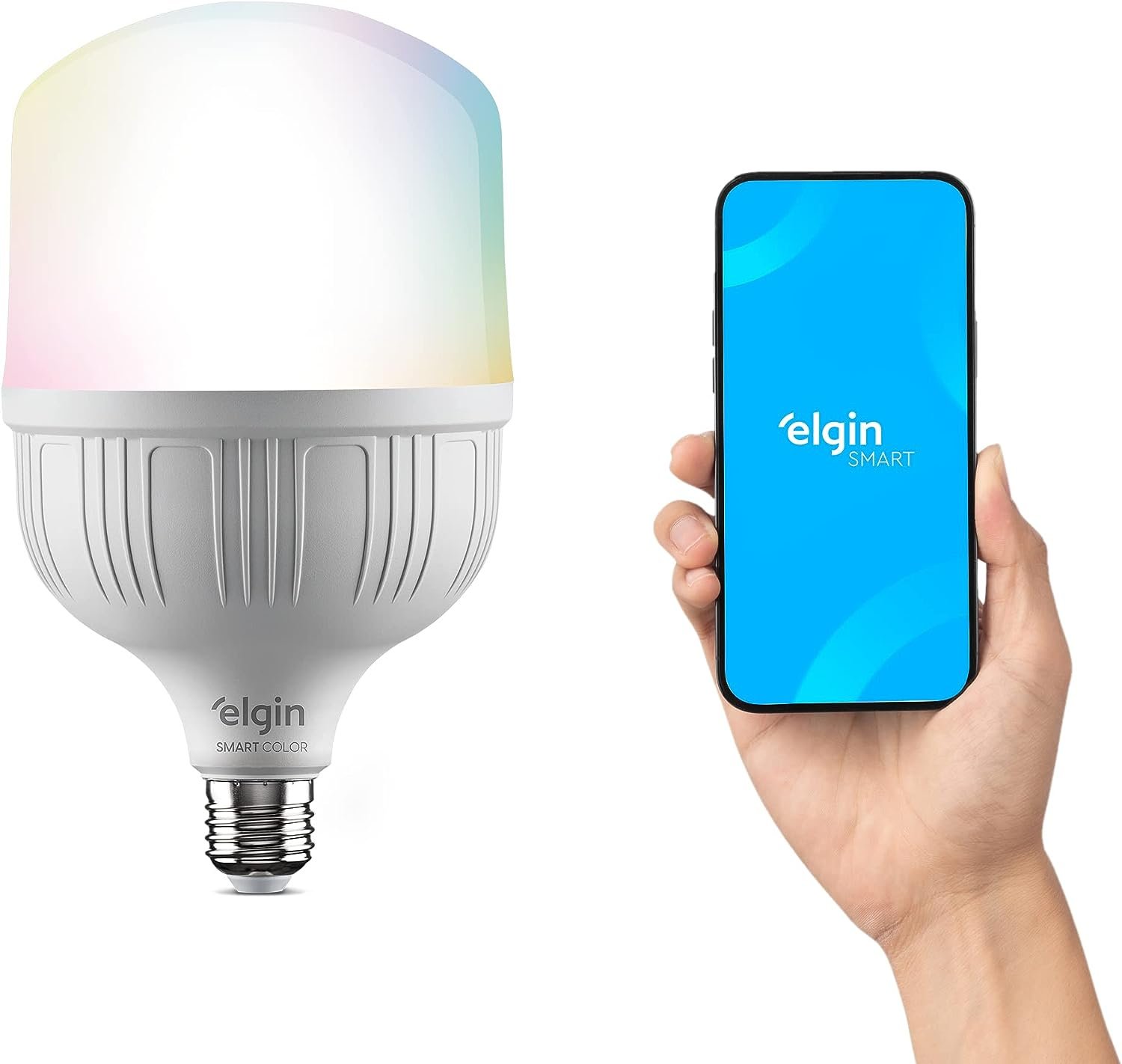 Lâmpada Inteligente 30W Elgin Color RGB Wifi Compatível com Alexa e Google Home