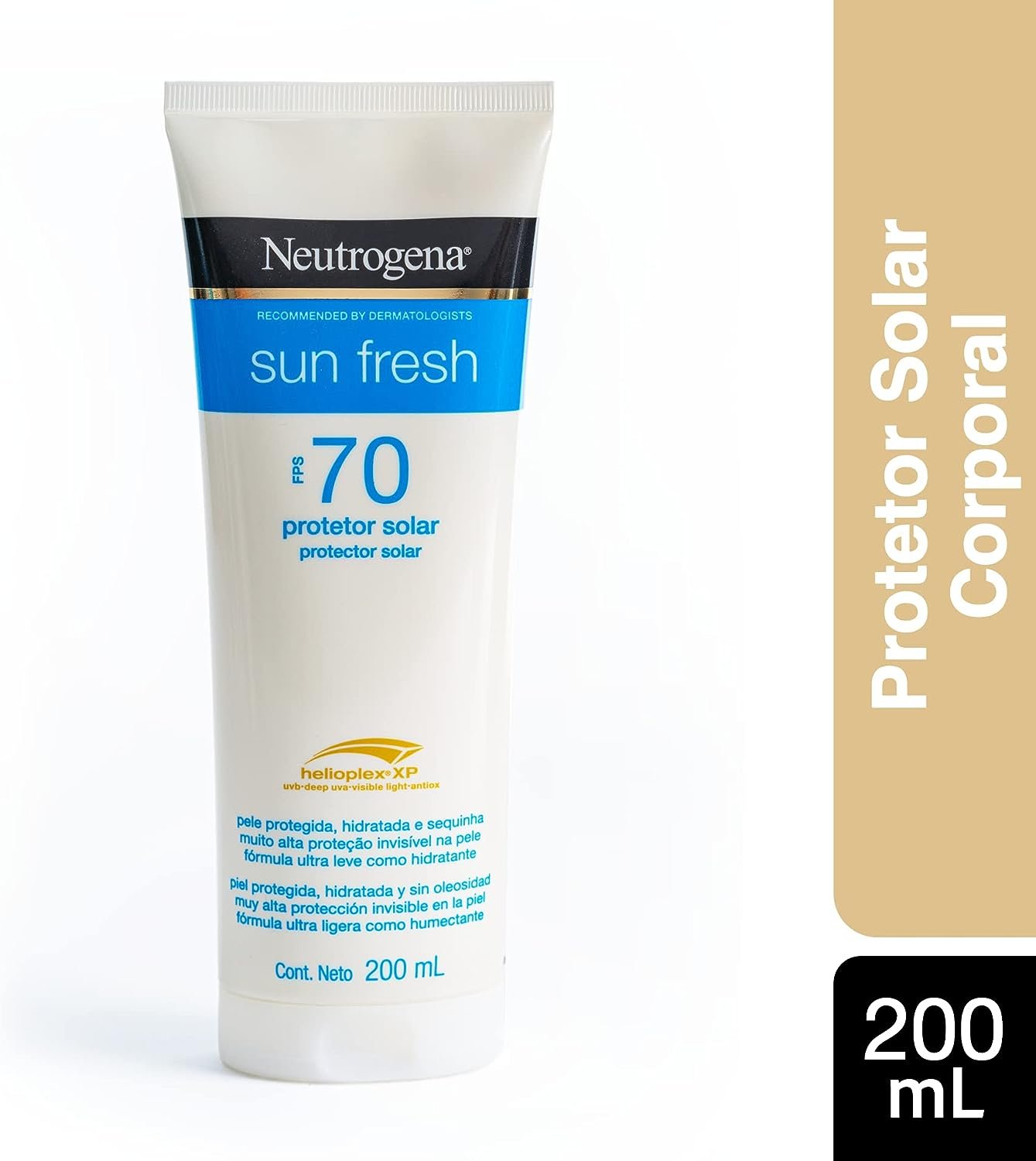 Neutrogena Sun Fresh Protetor Solar Corporal FPS 70, 200ml!!