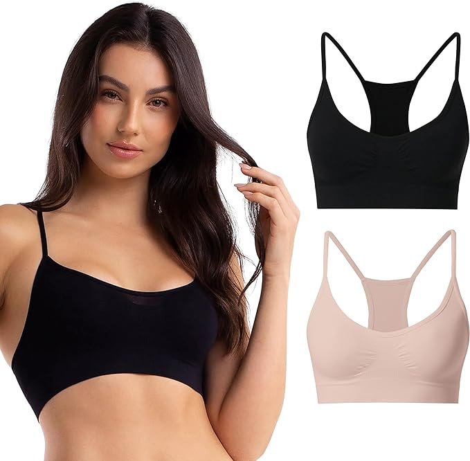 Kit 02 Top Nadador She by Mash Sem Costura Feminino Adulto