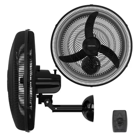 Ventisol Ventilador de parede Oscilante New 50cm Preto 220V!!