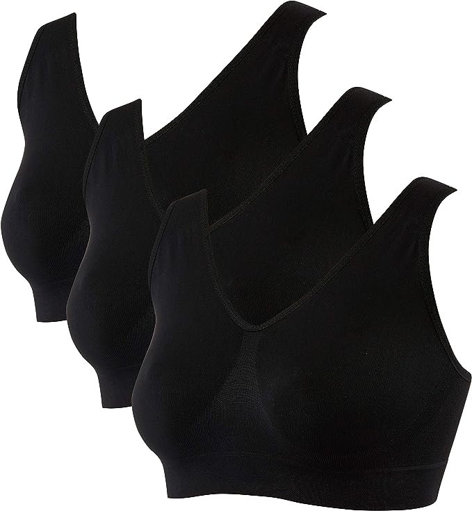 Kit 3 Tops Alças Largas, Hanes, Feminino
