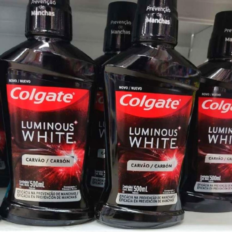 Enxaguante Bucal Clareador Colgate Luminous White Carvão 500ml