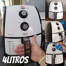 Fritadeira Airfryer Sem Óleo, 4L, Branco, 127V, Midea