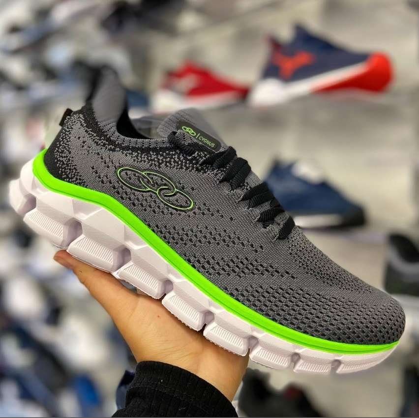 Tênis Olympikus Cygnus Cinza e Verde