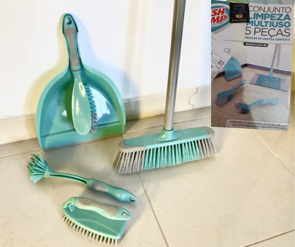 Conjunto de Limpeza Multiuso 5 Peças, LAV6590, Flash Limp