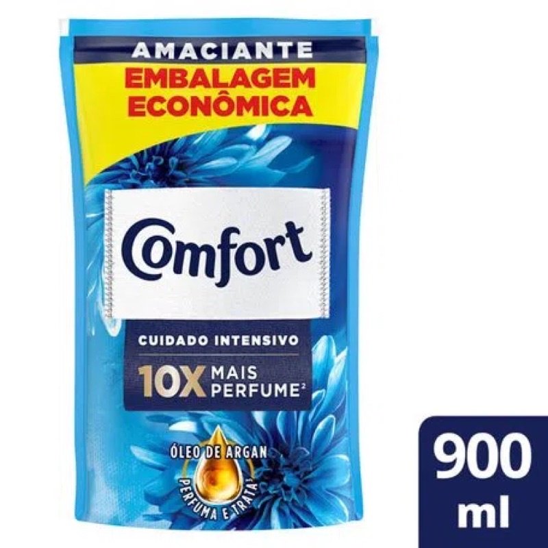 Amaciante Concentrado Comfort Frescor Intenso 900 ml Refil