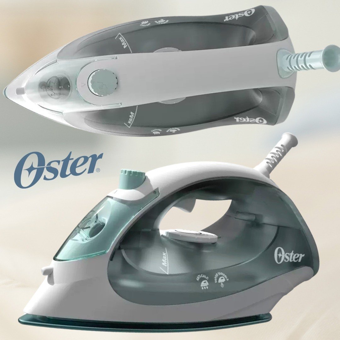 Ferro de Passar com Base Antiaderente Oster Verde GCSTBS5002 – 127V.