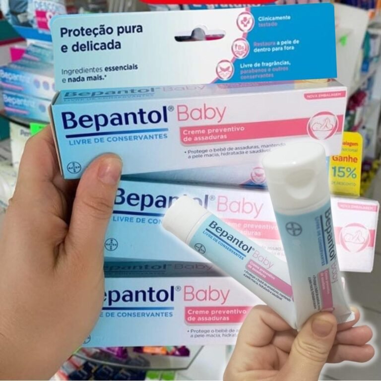 Bepantol Baby Creme Antiassaduras, Pomada Assadura Bebê, Fórmula Transparente, 120g