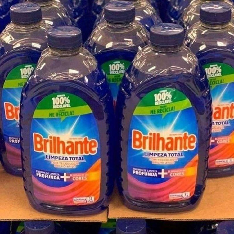 Brilhante Limpeza Total – Lava Roupas Líquido 3L