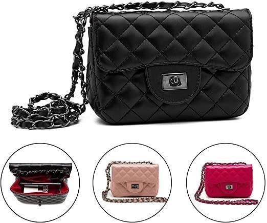 Bolsa Feminina Alça Transversal Com Corrente Metalasse Mini Tampa Baby – Nexstar!!
