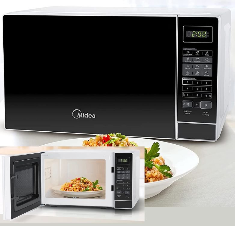 Forno Micro-ondas 20L Preto Midea 127V MRAS21!!