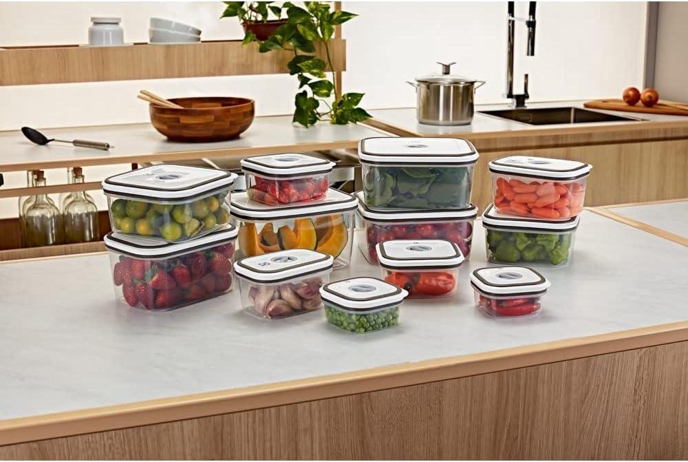 Kit com 12 undades Pote Hermetico cinza, Electrolux!!