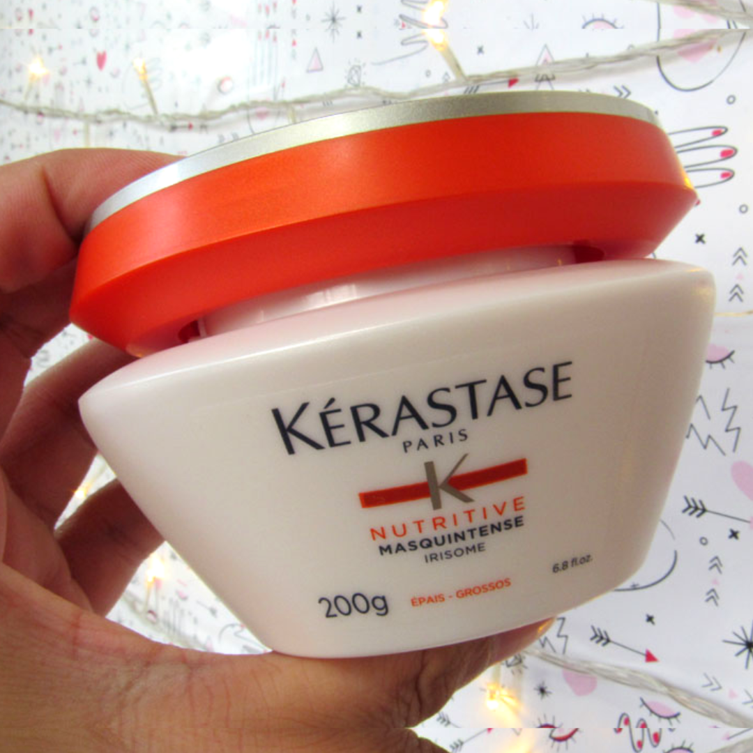 Kérastase Máscara Nutritive Masque Masquintense Cabelos Finos, Para Cabelos ressecados, Nutrição, Complexo Irisome, 200 g