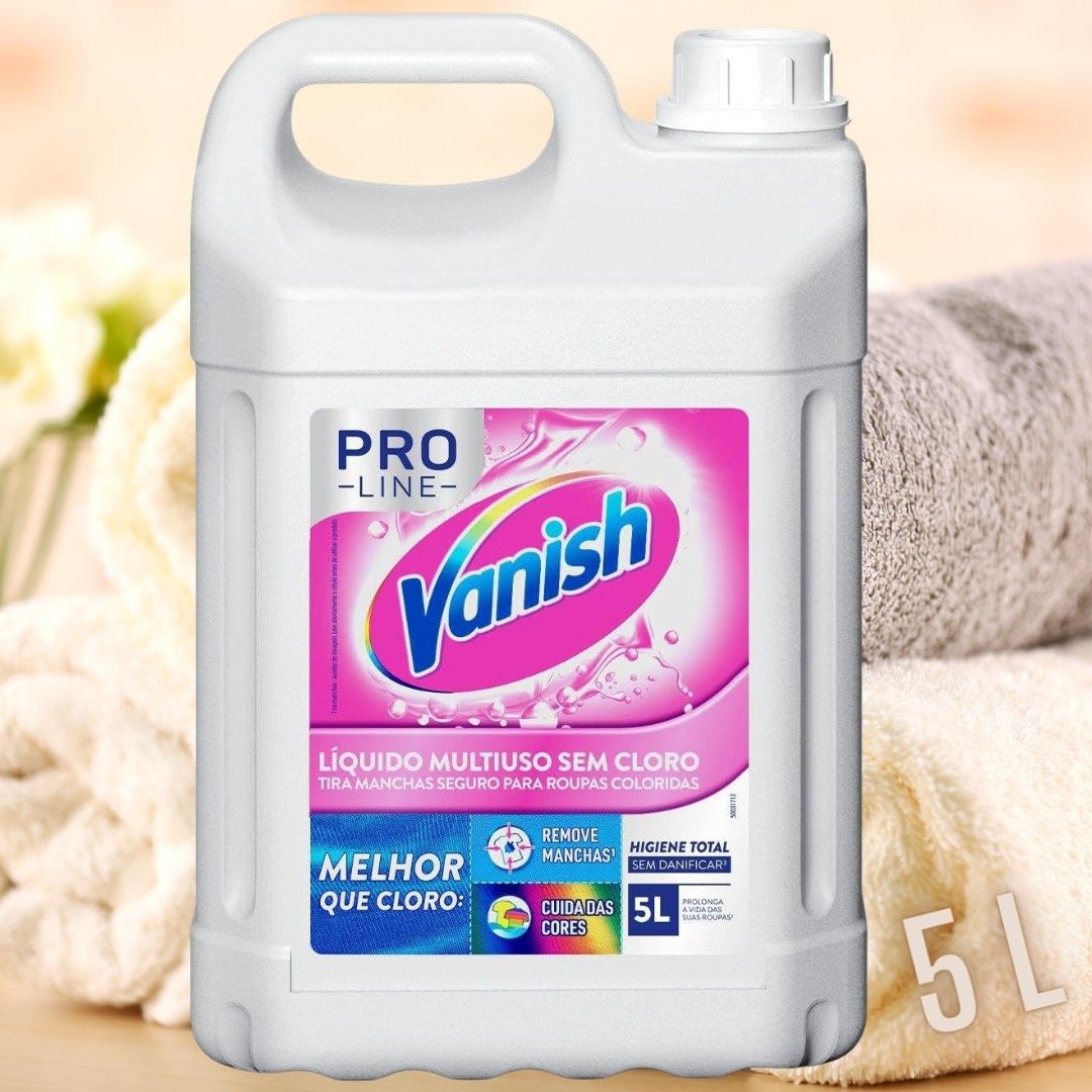 Vanish Multiuso PRO Line – Tira Manchas em Gel, 5L