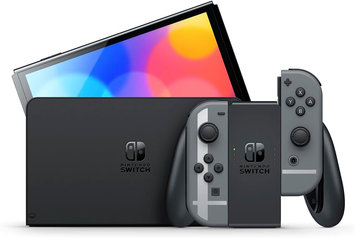 Console Nintendo Switch Oled + Super Smash Bros Ultimate Digital + 3 Meses Assinatura Nintendo Switch Online!!!