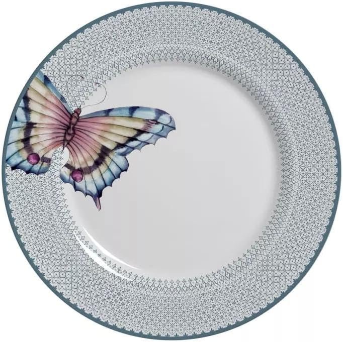 Conjunto com 6 Pratos de Sobremesa Borboleta 2 Ø21cm