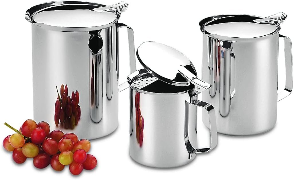 Jarra com tampa/aparador para gelo 1l Arienzo Brinox Aço Inox!!!