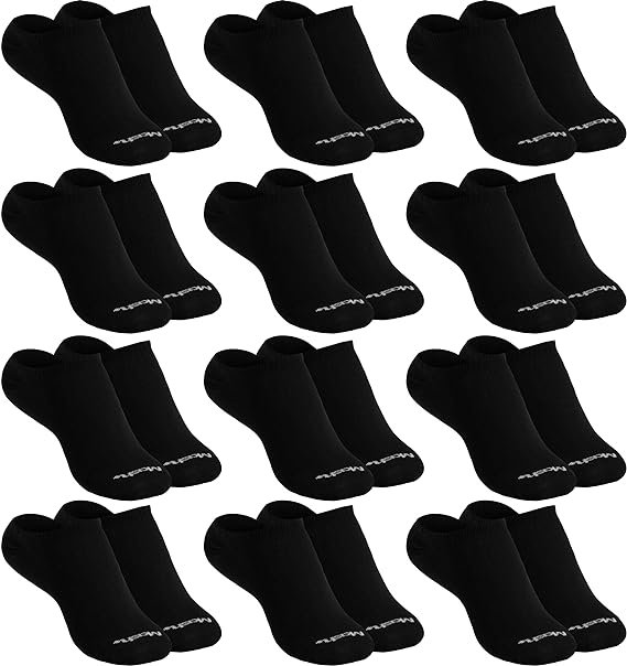 Kit 12 Pares Meia Invisível Mash Unissex Esportiva Active Algodão Sapatilha Cano Curto