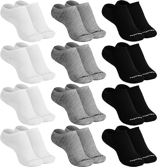 Kit 12 Pares Meia Invisível Mash Unissex Esportiva Active Algodão Sapatilha Cano Curto