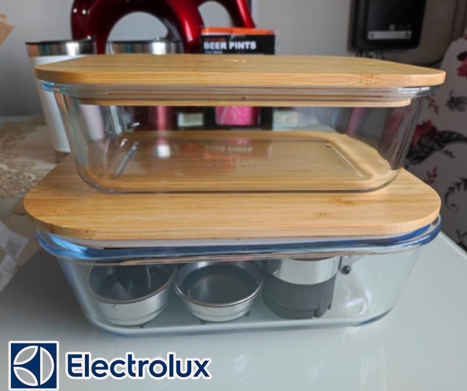 Travessas Refratárias com Tampa de Bambu Electrolux