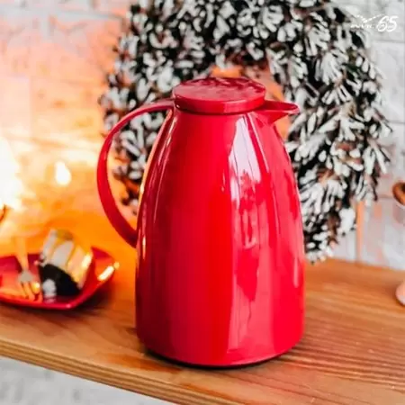 Bule Viena com Gatilho 1L Vermelho Velvet Invicta