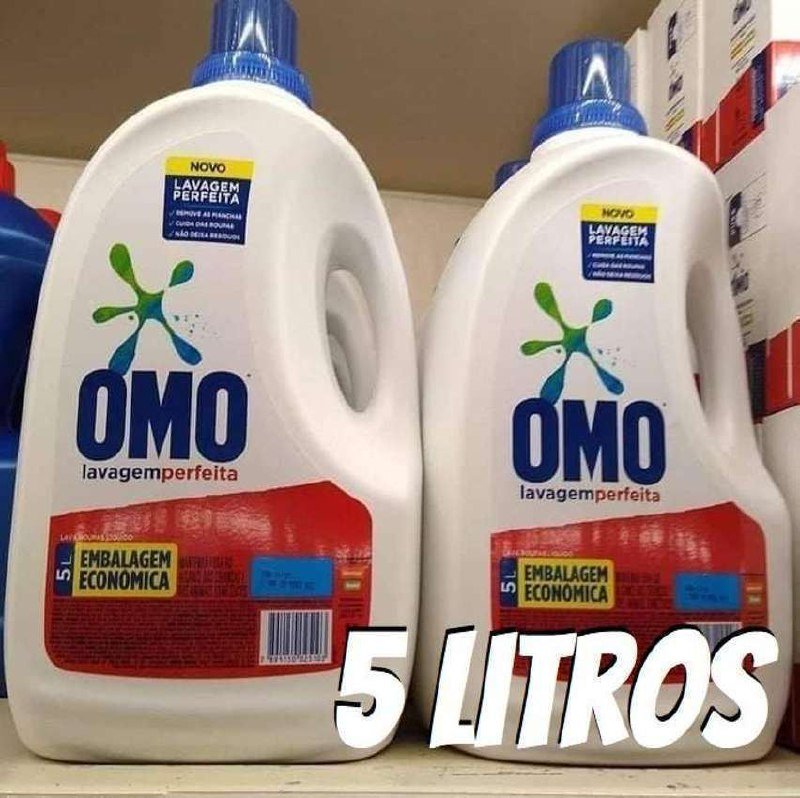 Omo Lavagem Perfeita – Sabão Líquido, 5L