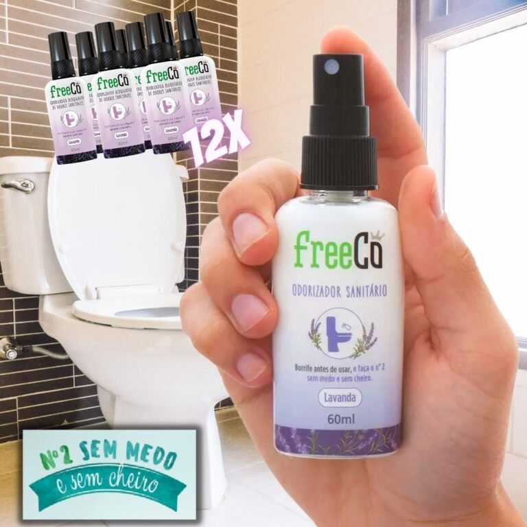 Kit 12x60ml Freecô Bloqueador de Odores Sanitários, Freeco